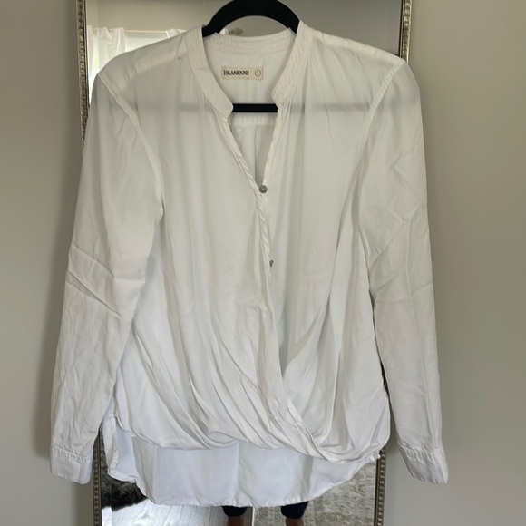 BlankNYC Twist Front White Shirt - Picture 4 of 13